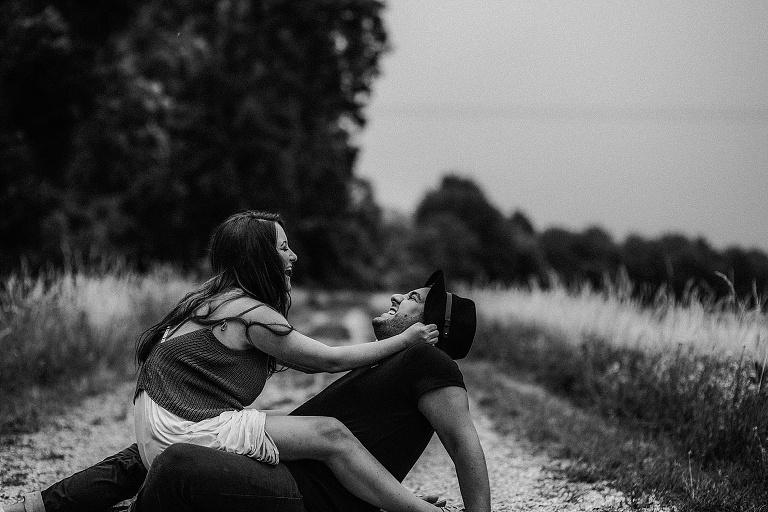Paarshooting Landshut, Paarfotos im Wasser, Fotograf Moosburg an der Isar